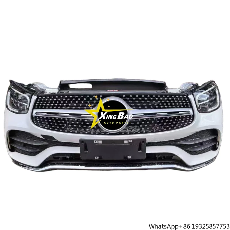 Wholesale  Original Car Bumper Accessories Front Bumper Assembly for Mercedes-GLC 253 with  Car Headlight Assembly