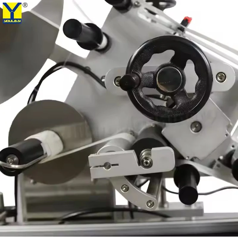 全自動デスクトップフラットサーフェスラベリングマシン、ビニール袋バッグブック化粧品ラベルアプリケータースクエア、MT-160