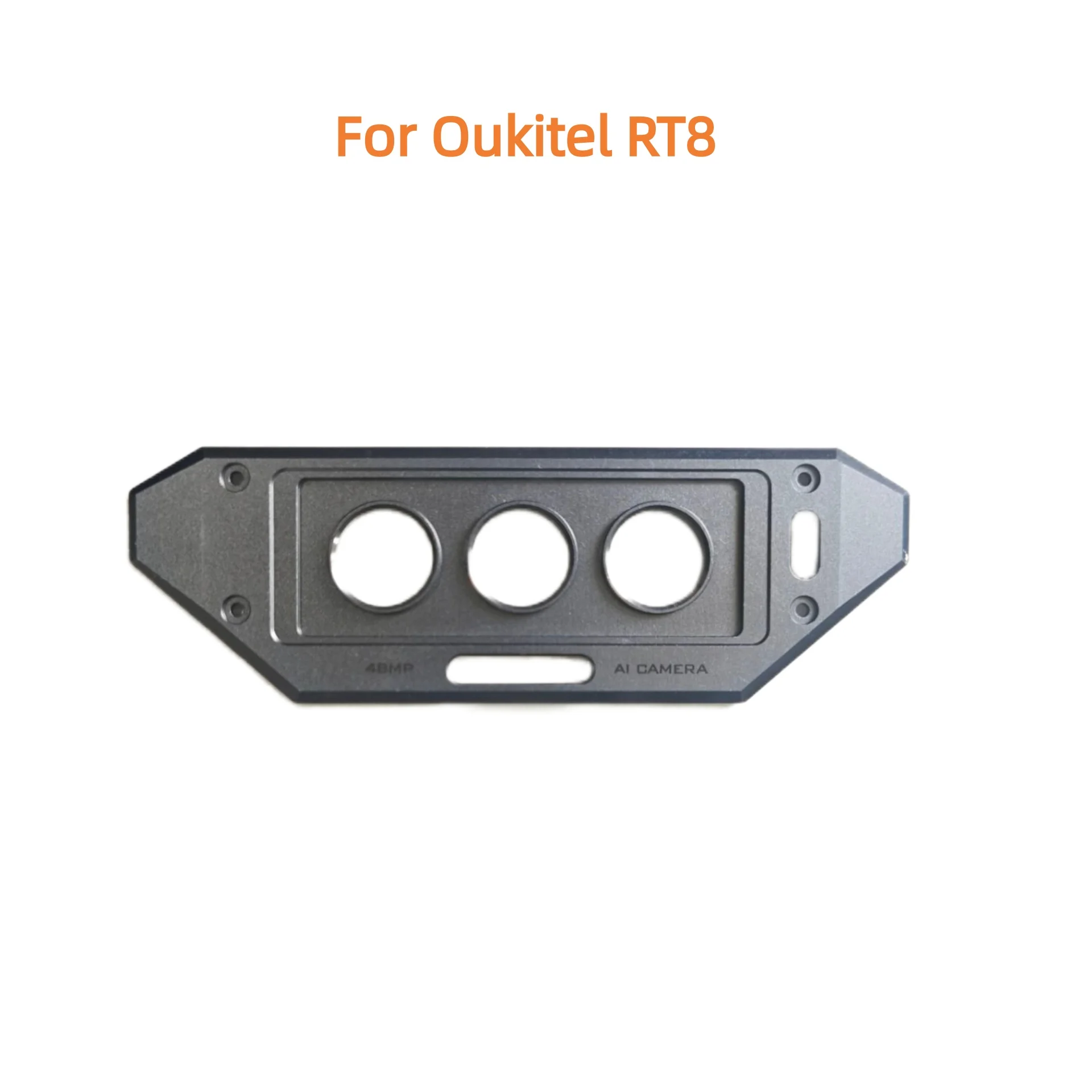 

For Oukitel RT8 Tablet Back Housing Metal Rear Camera Garnish Decorative Replace Part Case Cover
