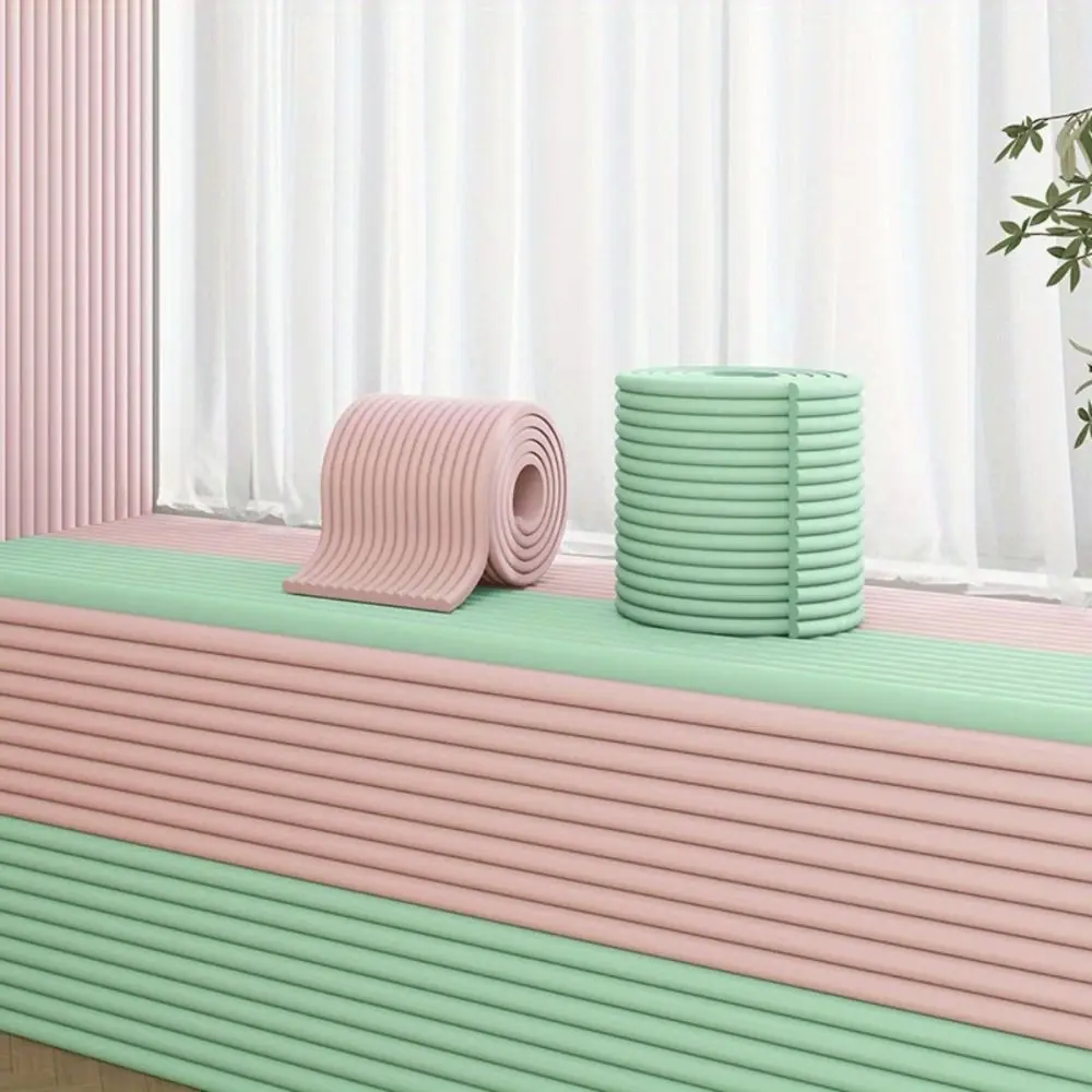 Protector de Esquinas de Pared de 2m, Autoadhesivo, Suave, Anticolisión, para Seguridad Infantil
