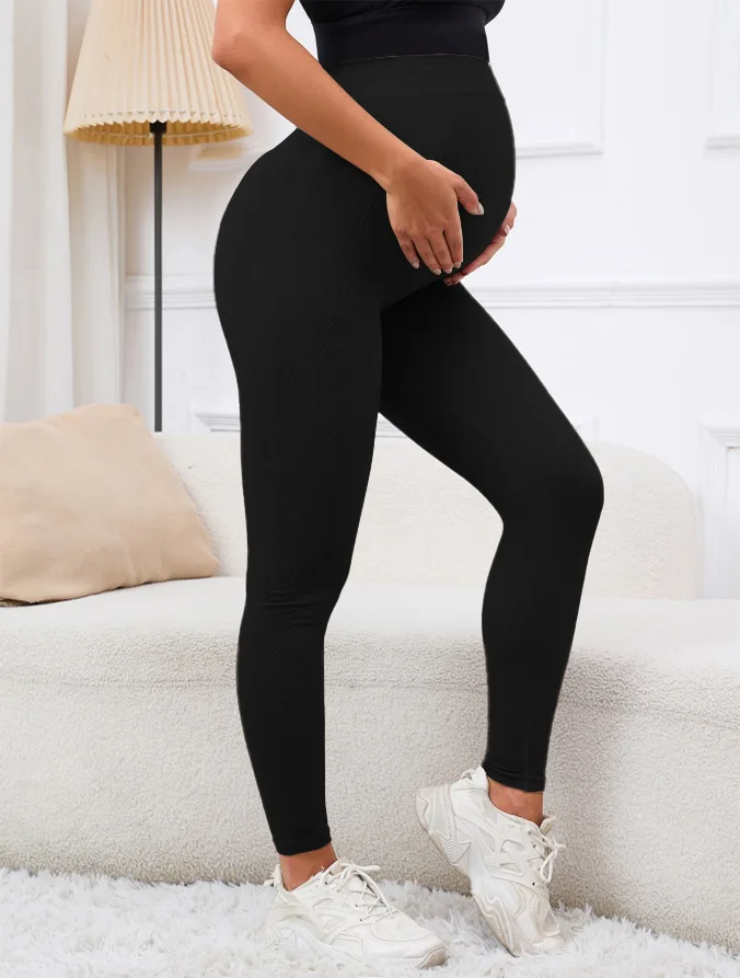 Yogahose für schwangere Frauen, Sport-Leggings, lange Hose – Detail 13
