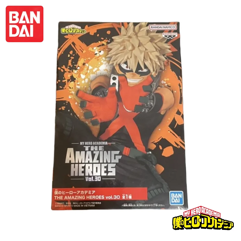 In Stock My Hero Academia Bakugou Katsuki Bandai Banpresto The Amazing Heroes Vol.30 Original Action Figure Figurine Ornaments