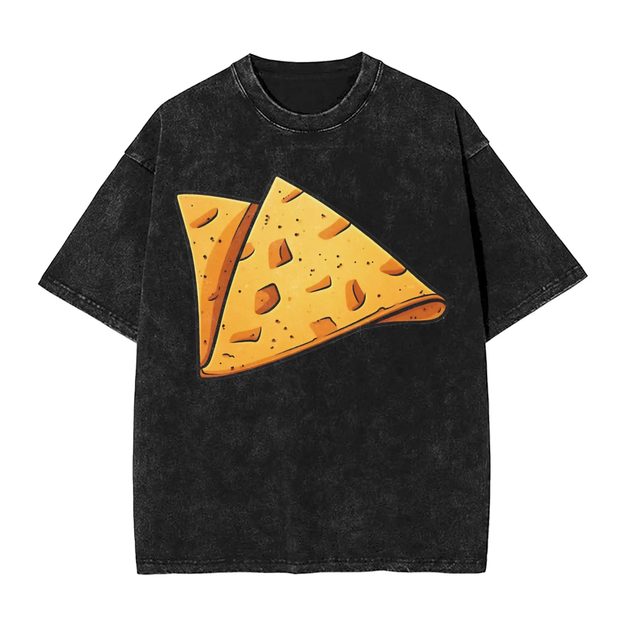 Camisetas Dorito Tortilla Chip para hombre, camiseta divertida de algodón con cuello redondo, camisetas de manga corta, ropa, idea de regalo