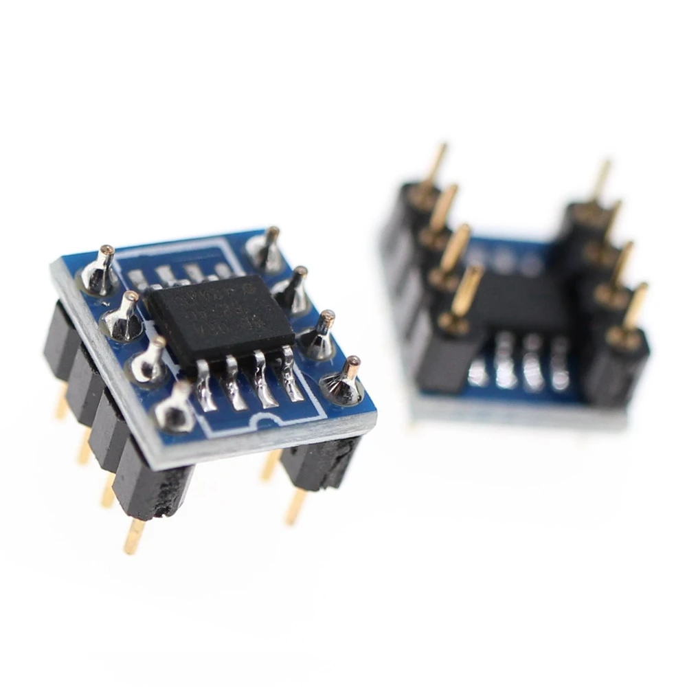 X2 OPA627 1ชิ้นเปิดเป็น Dual Op Amp OPA627 SINGLE OP AMP เป็น Dual Op Amp โมดูล SMD TO DIP