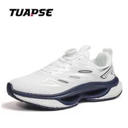 TUAPSE BOA Rotary Buckle Trendy Sneakers Men Running Shoes Anti-Slip Breathable Thick Bottom Jogging Footwear Street Sport Shoes