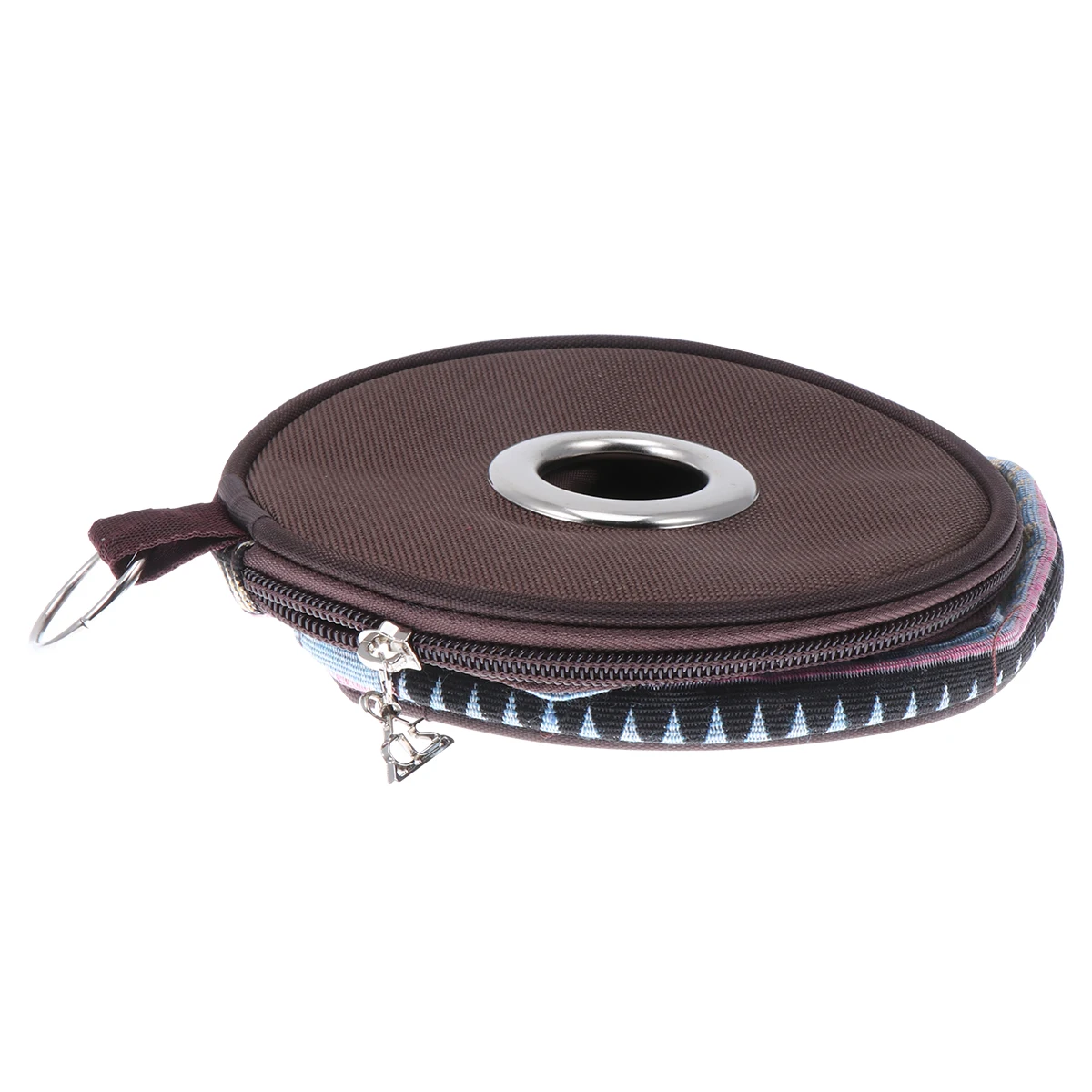 

1Pc Folding Ethnic Style Napkin Storage Bag Pumping Carton Portable Tissue Box for Car Outdoor Camping (Pink and Blue)