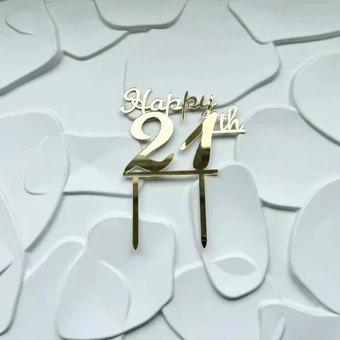 топ 10 украшение на торт на 40-летие - №8