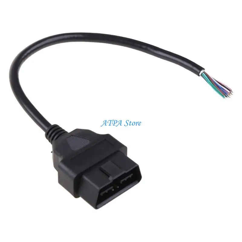 

U13C OBD2 16-контактный штекерный разъем для адаптера-удлинителя открывающийся штекер OBD