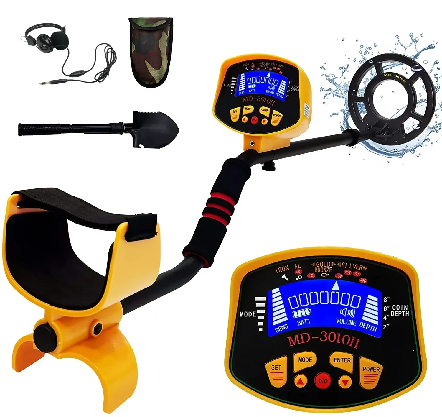 Detektor Logam Bawah Tanah Profesional md-3010 ii Detektor Logam 004004