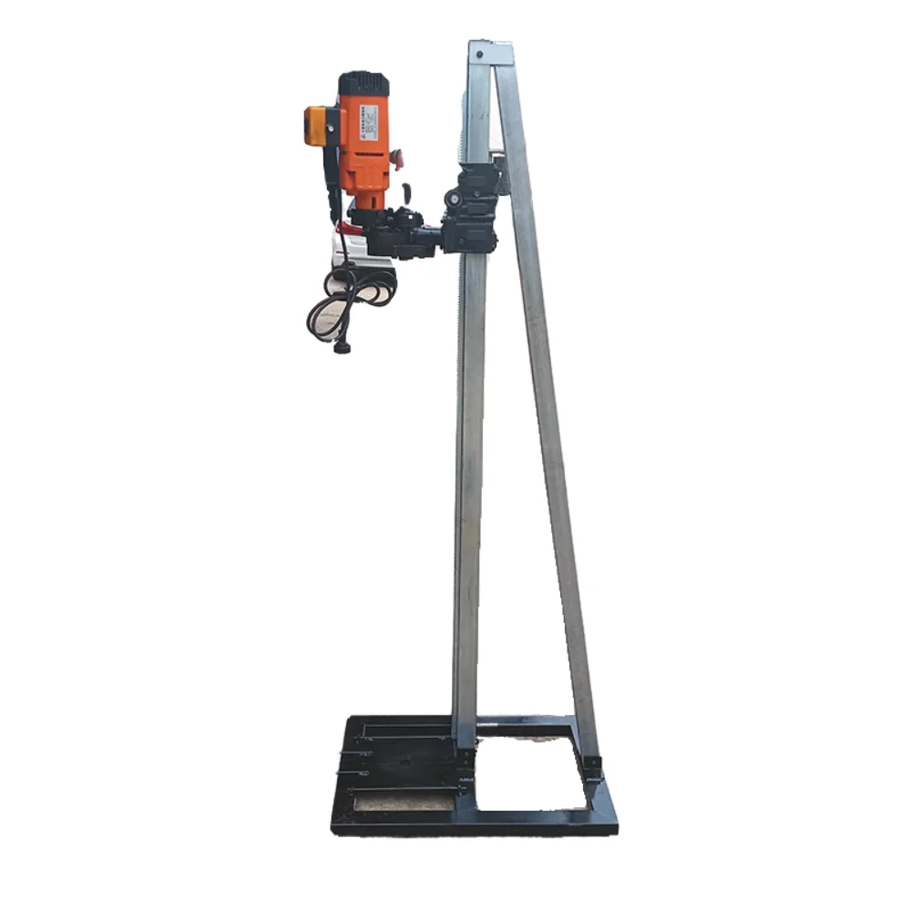 

Customized small portable household water well drilling rig 100m single-phase electric well drilling artifact stand drilling rig