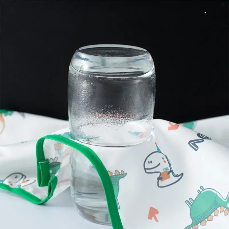 

96GC Waterproof Saliva Towel Sleeveless Highchair Table Cover One-piece Eating Apron