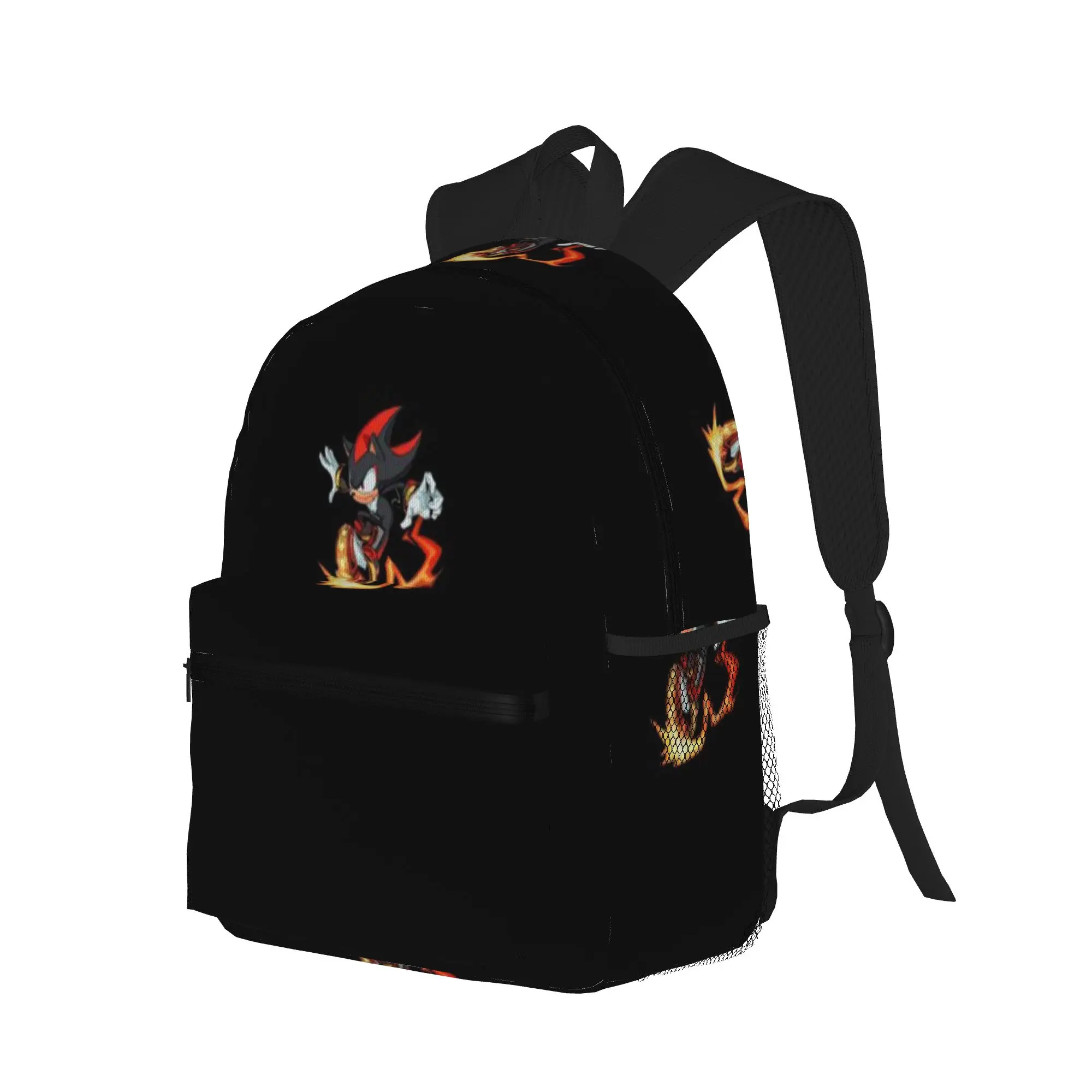 Shadow the hedgehog Fire  Casual Backpack for Students and Adults Bags