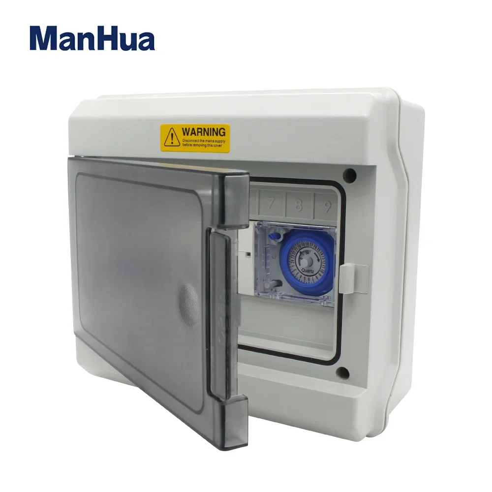 ManHua Mechanical 100A Timer Switch Control Box with The Function of Overload Protection+ Short Protection + Waterproof
