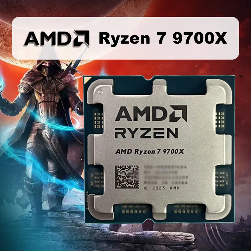 معالج AMD Ryzen 7 9700X R7 9700X 3.8 جيجا هرتز L3=32 متر جديد 65 وات 8-Core 16-thread DDR5 مقبس AM5 4NM جديد بدون مروحة