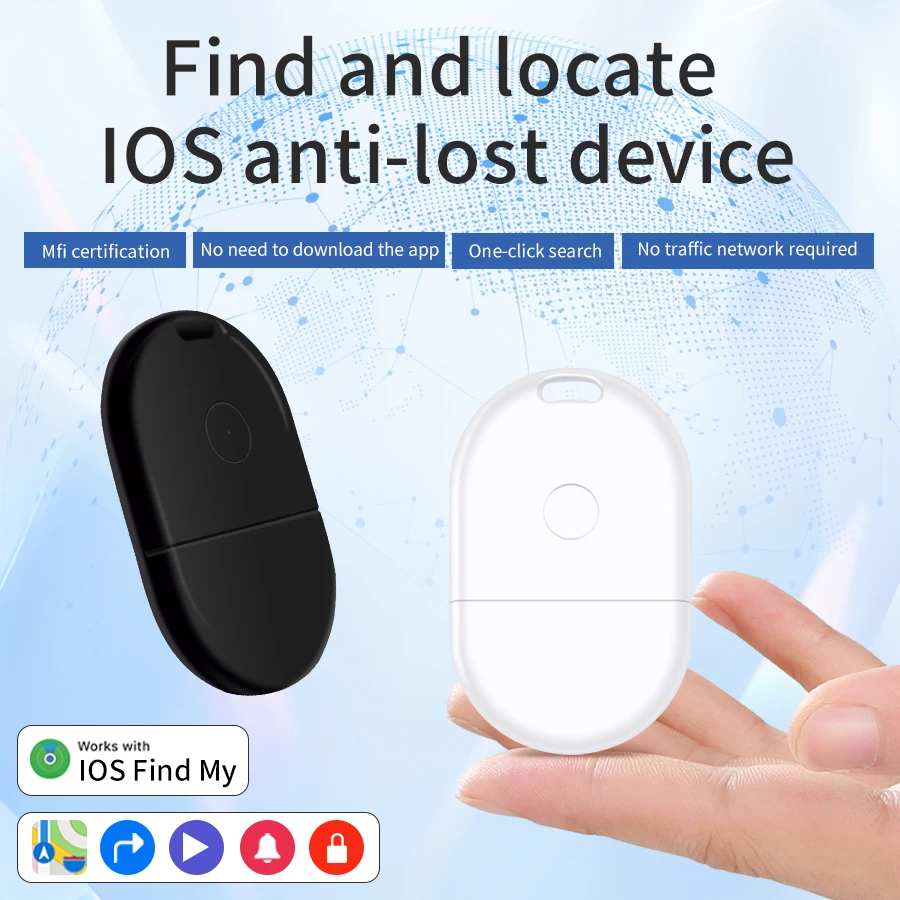 

Портативный GPS умный Bluetooth-трекер локатор IOS Find My App Mimi трекер подходит для пожилых детей кошелек для багажа для домашних животных