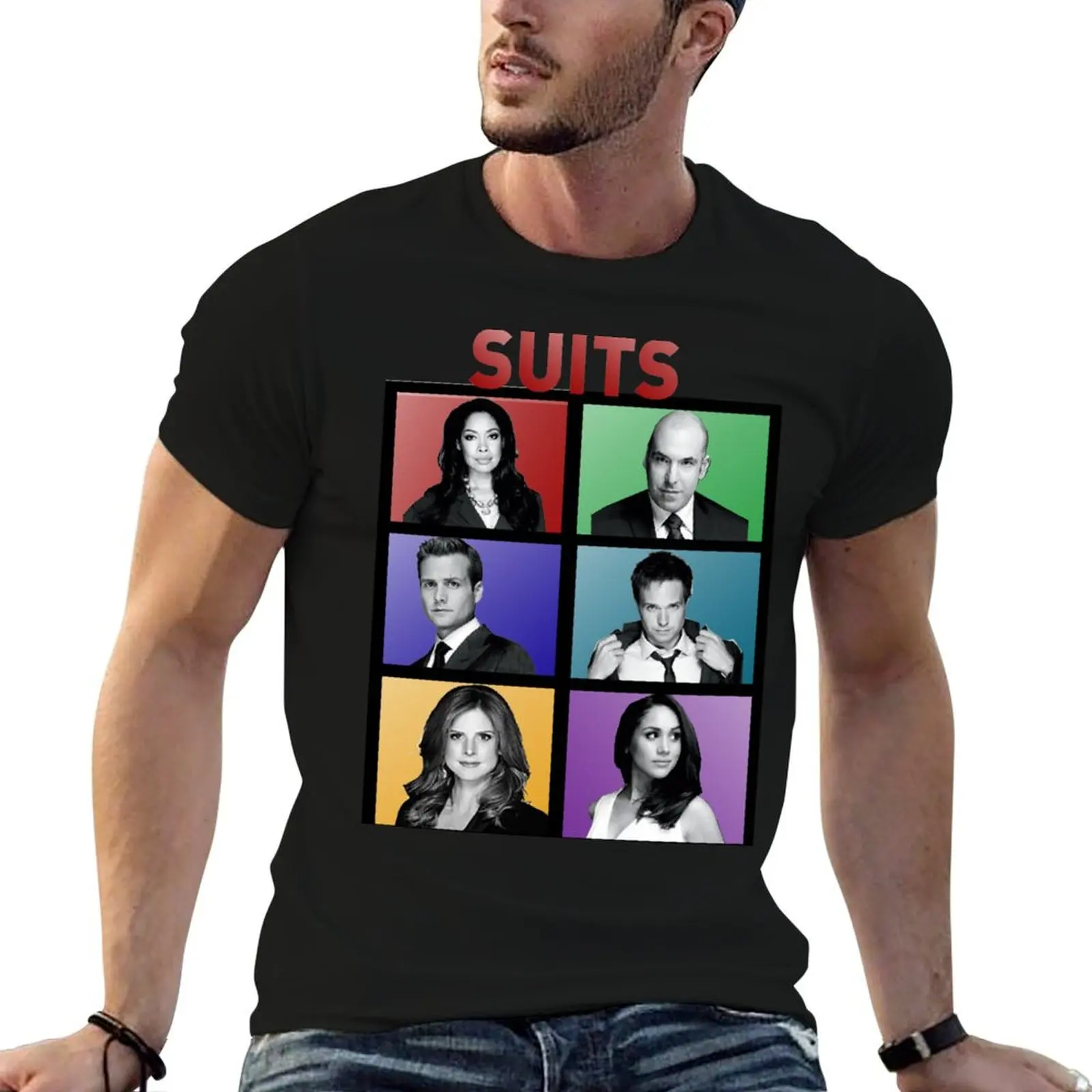 Suits T-Shirt customizeds oversized graphic tee mens graphic t-shirts