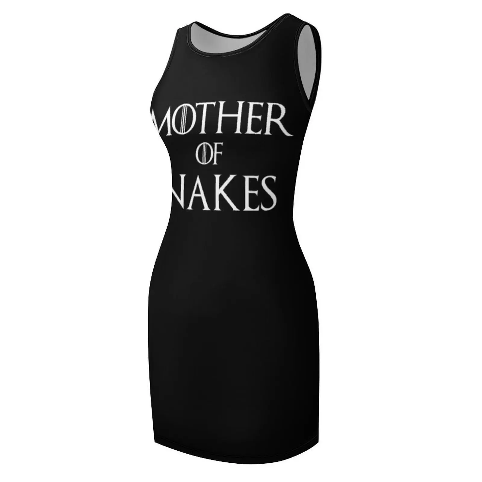 Madre di serpenti T Shirt senza maniche Vestito estivo Abito moda donna per donna Abiti da cerimonia formale da donna Abiti da donna estivi