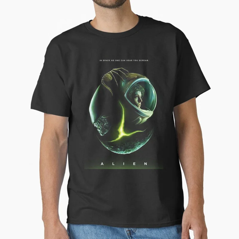 

80s vintage Horro movie Alien Ellen Ripley Hells warrior Sacry Space monster hunter Xenomorph gift T-shirt Large size Tops S-6XL