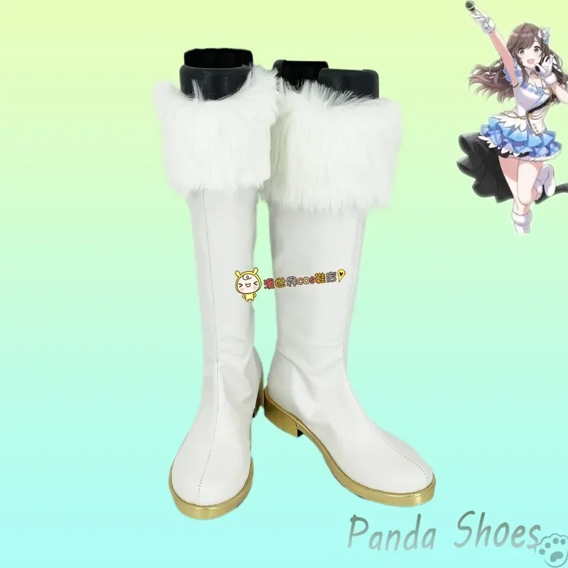 

Игра THE IDOLM @ STER Tsukioka Kogane Обувь для косплея Аниме Game Cos Косплей Костюм Опора Обувь для Con Halloween Party