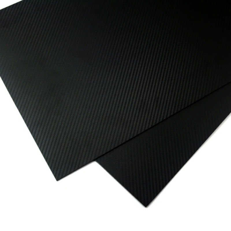 1pc 10 Sizes Carbon Fibre KYDEX Thermoplastic Sheet Matte Twill Thermoform K Board Plate Materials For Knife Sheath Scabbard DIY