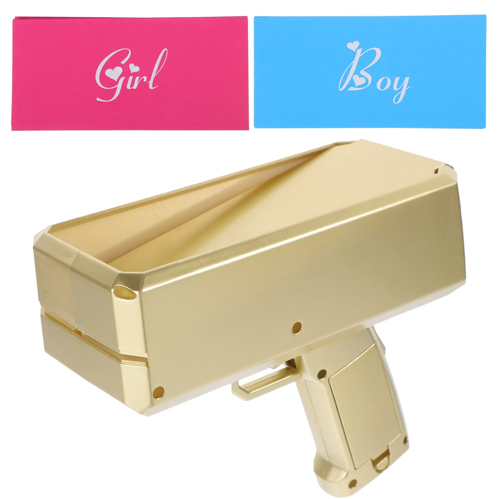 

1 set 1 Set Gender Reveal Money Shooter Plastic For Party Fun Baby Shower Reveal Prop Cash Spray Player Party Favor Supply