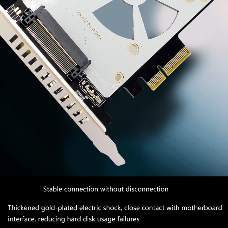 Maximize Data Transfer Efficiency SFF-8639 to PCIE Adapter Hollow Design Dropship