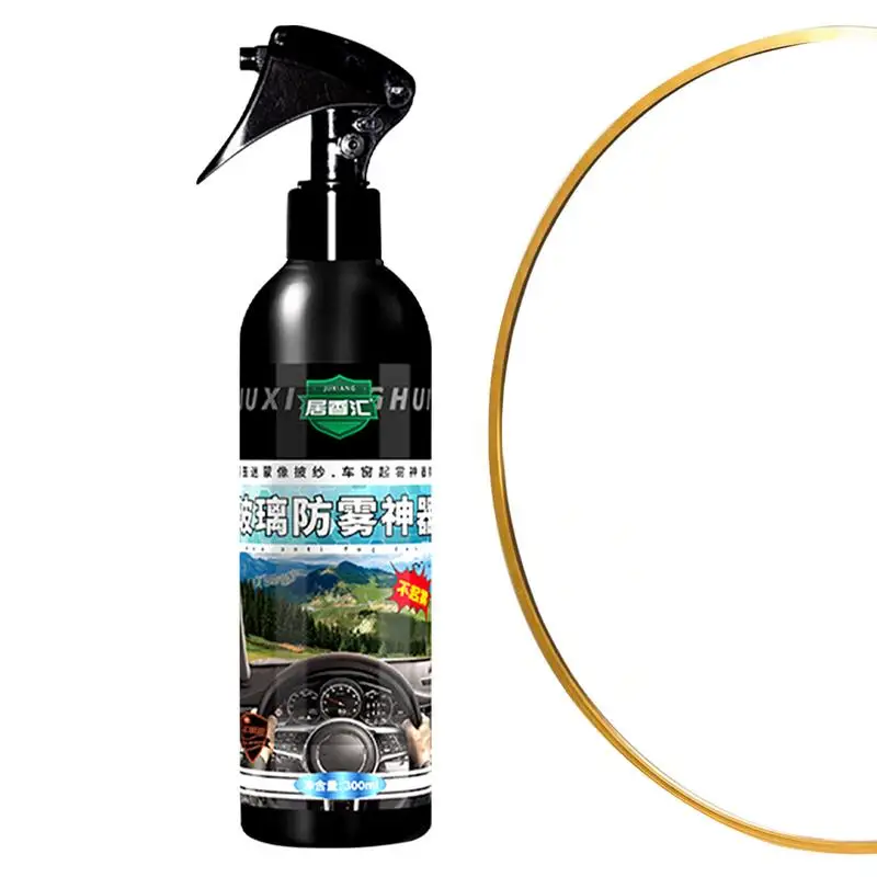 

Car Windshield Spray 300ml Mild Glass Care Effective Oil Film Removal Agent Glass Film Removal For Eyeglasses Swimming Goggles