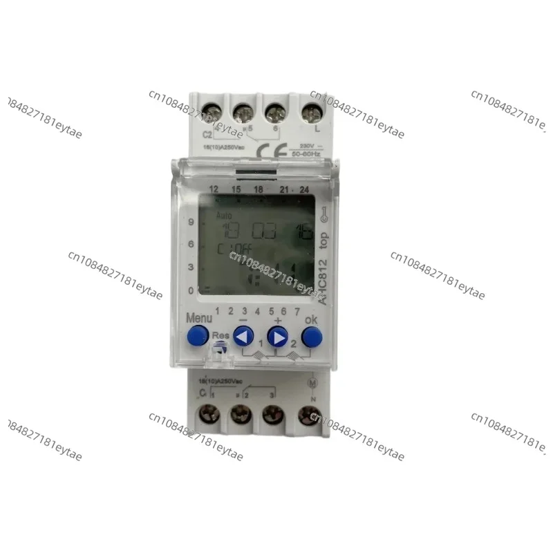 

2 Channel Timer Programmable Timing Switch AHC812 Programmable Timing Switch 220V 16A