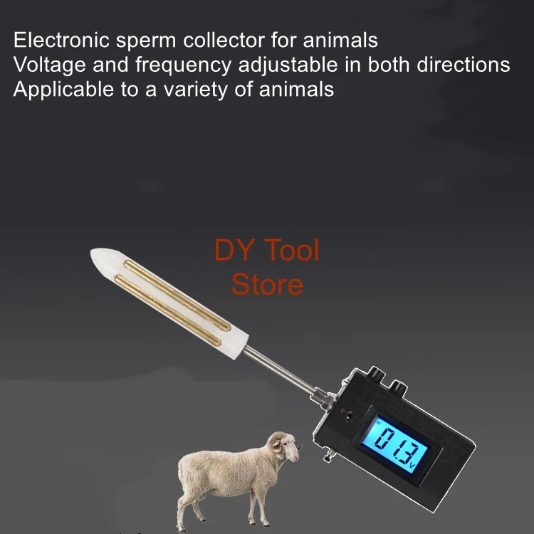Animal electric stimulation sperm collector, animal breeding, artificial sperm collection, matched sperm collection rod