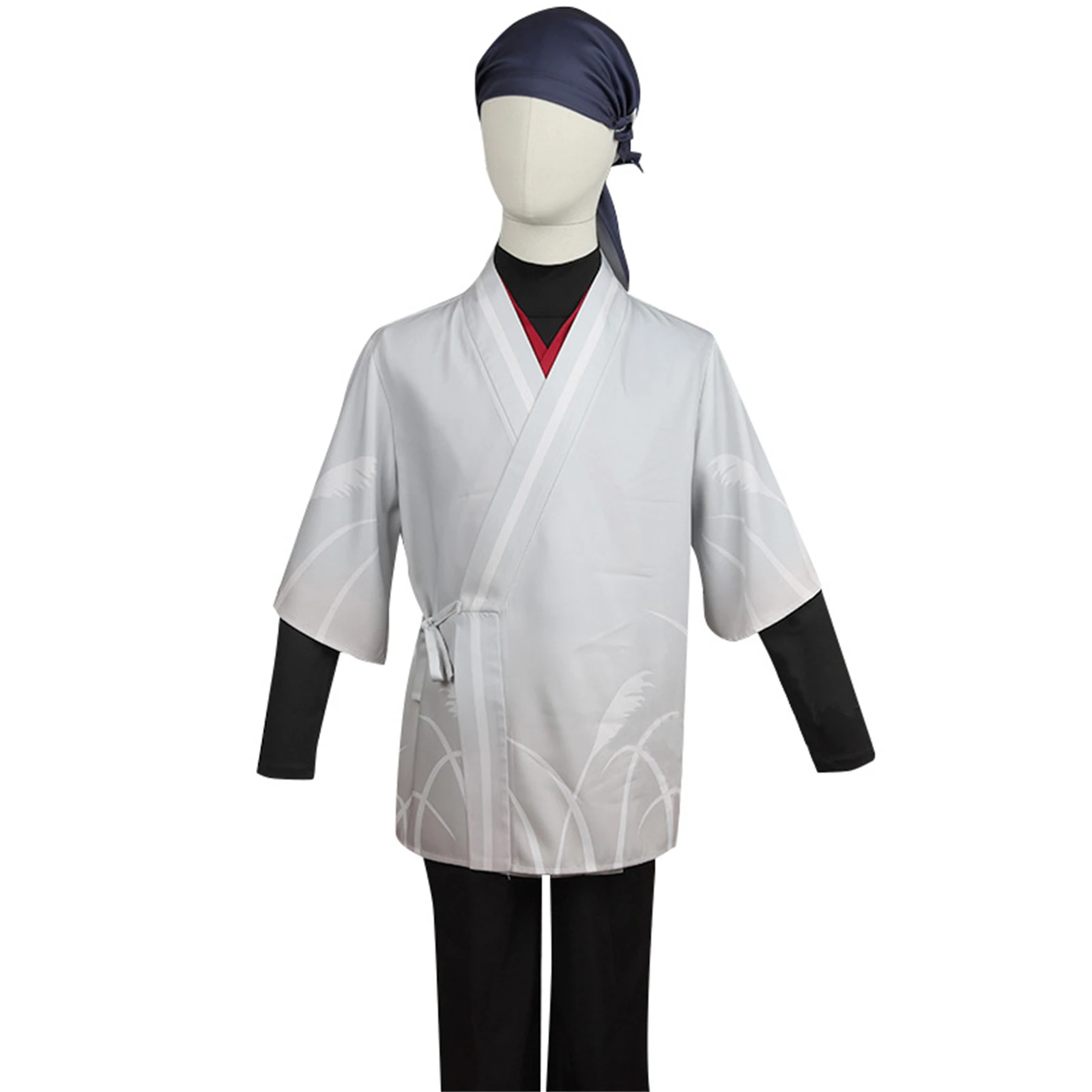 Niwa Hisahide Cosplay Costume Game Suit with Hat Kimono Halloween Carnival Party Role Play Outfit Men