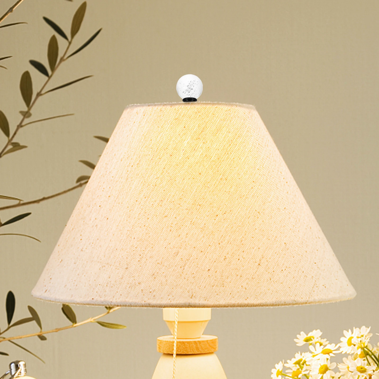 

Knob Lamp Finials Black Decorative Lighting Table Floor naments Classic Simple Design Durable Materials Multi