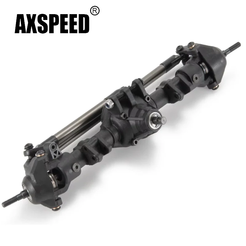 

AXSPEED Nylon Front Rear Straight Complete Axle for 1/10 Axial SCX10 II 90046 90047 90027 90028 RC Crawler Car Upgrade Parts