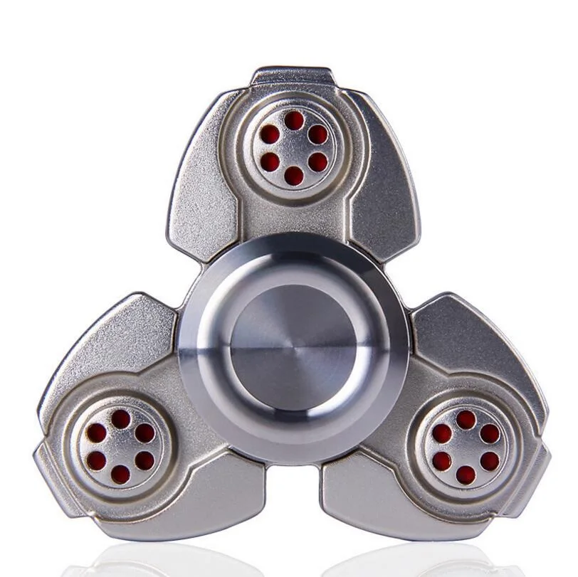 Finger Metal Triangle EDC Gyro Wind Fidget Hand Spinner CKF Captain for Anti-Anxiety Stress Relieve Adult Toy Gift Fast Spearing