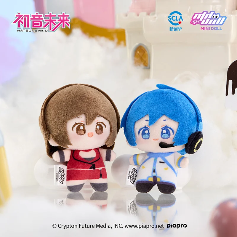 

Genuine minidoll Hatsune Miku Doll WOW Doll Park Cute Douding Plush Pendant Q Version Doll Anime Peripheral Birthday Gift