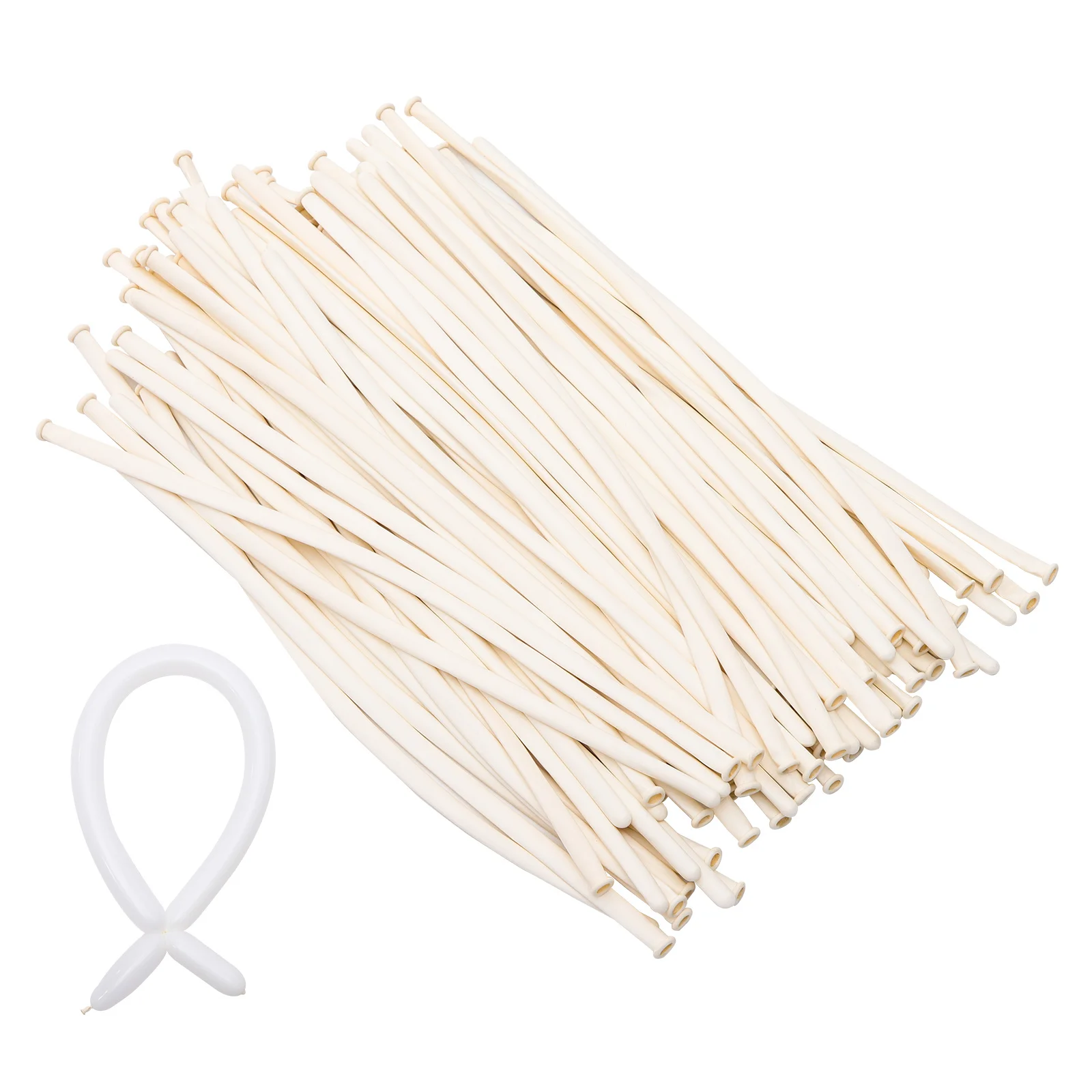 

100pcs Long Balloons Cartoon Shaped Decorative Latex Wedding Party Bridal Balloon naments Birthday Festive Supplies