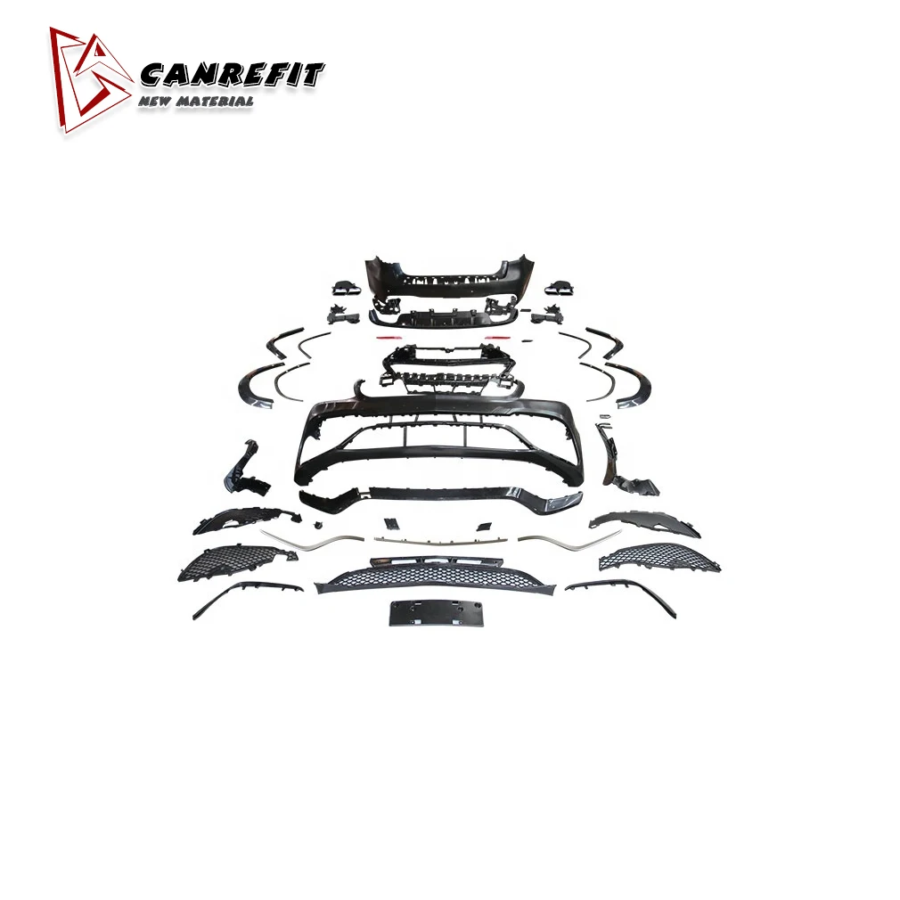 2022 cosmetic body kit for Mercedes Benz W166 Mercedes gls63 body kit 450 x167 front bumper rear bumper AMG style