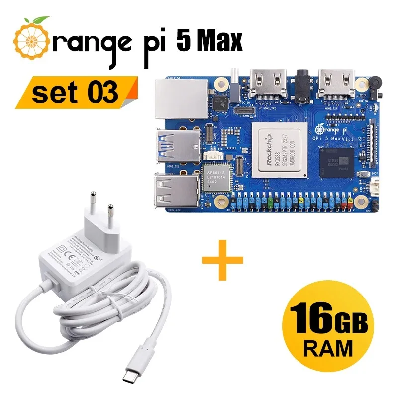 لوحة تطوير RoRuSOrangePi 5 Max - مراجعة Orange Pi 5 Max Rk3588 وسعره