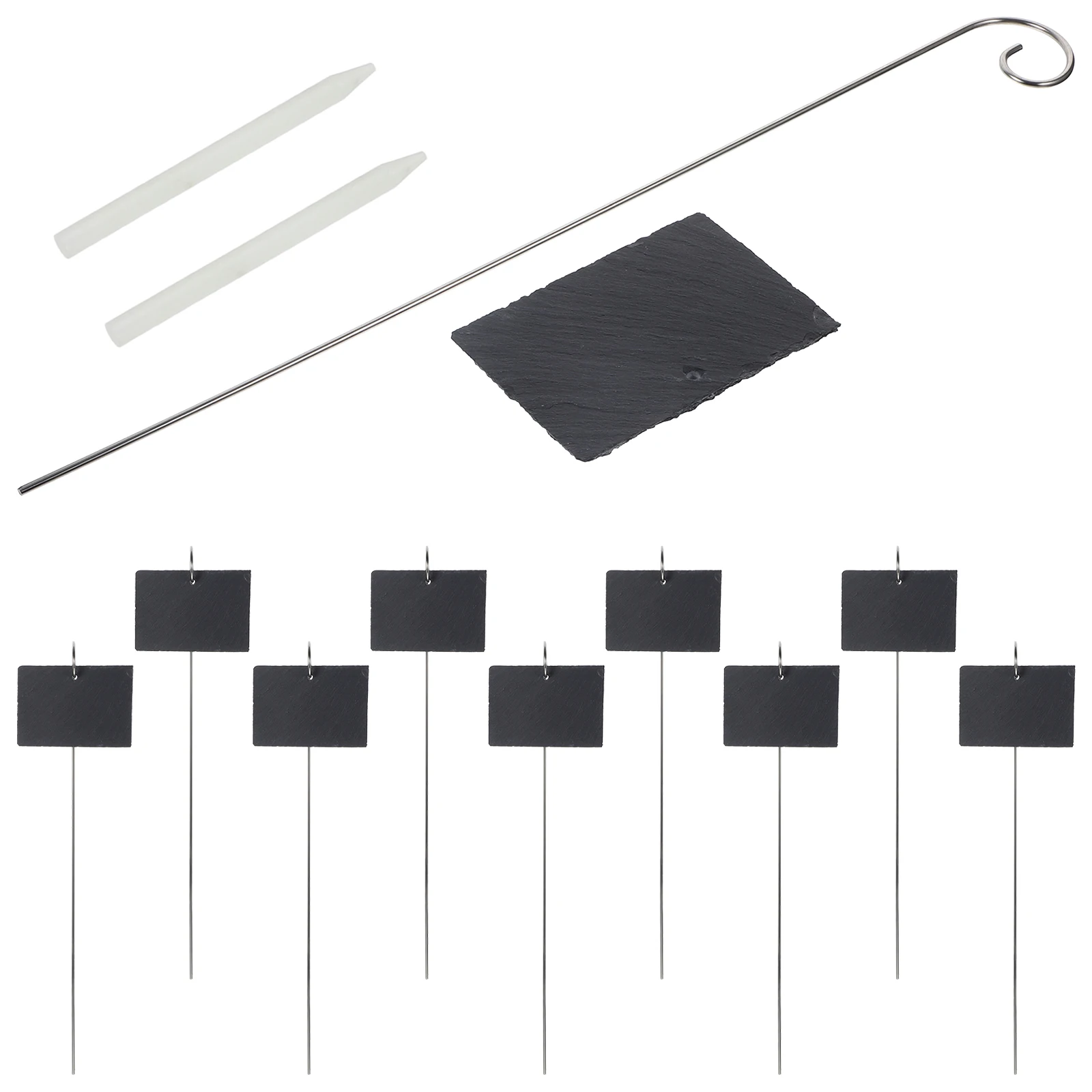

1 set Garden Labels Set Stainless Steel Plant Markers Boards for Flowerbeds Succulents Gardening Accessories Lightweight