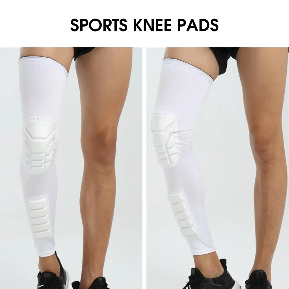 

Knee Guard 1Pc Elastic Compression Breathable Leg Sleeve Stretchy Knee Support for Basketball