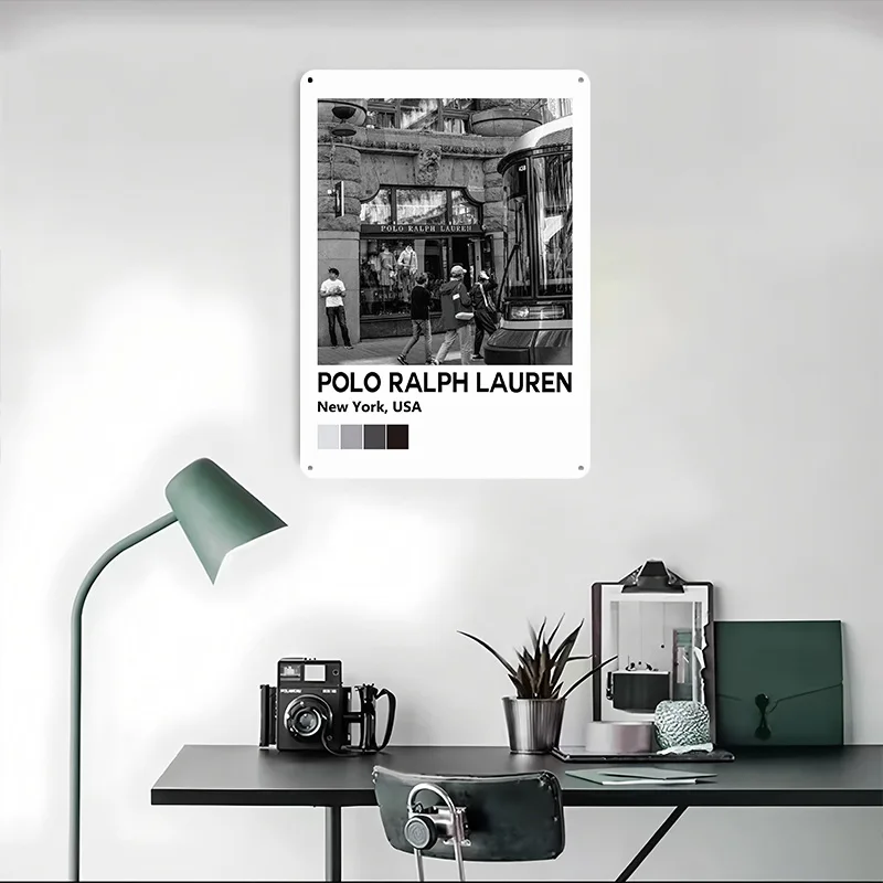 موضة المعادن المشارك علامات معدنية جدار الفن مخصص تين تسجيل للمنزل الديكور ريترو رجل كهف غرفة المعيشة الديكور الألعاب ديكور #4