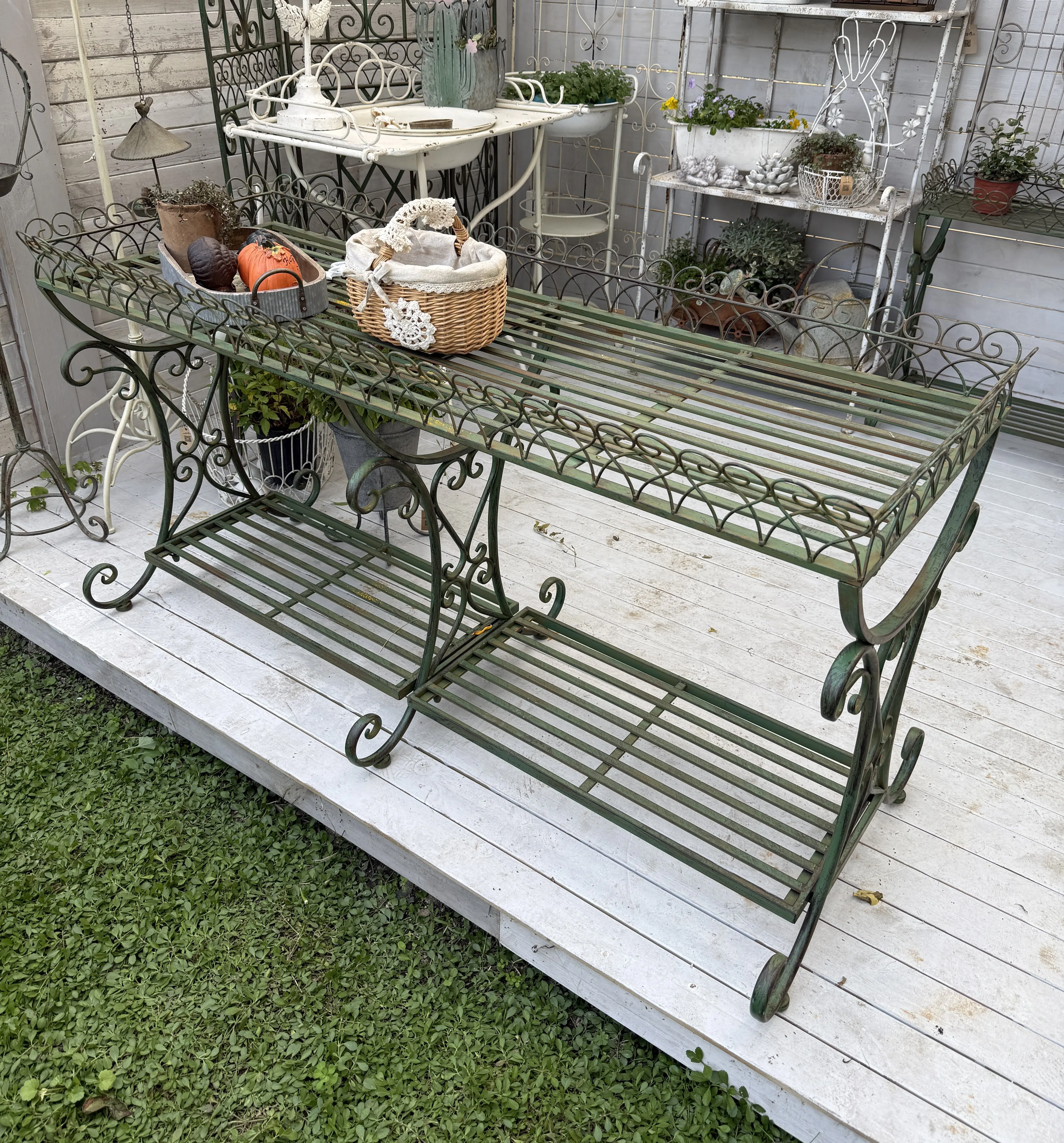 

Morris Garden, Garden Grocery Heavy Industry Lace Frame Layer Frame Long Strip Table