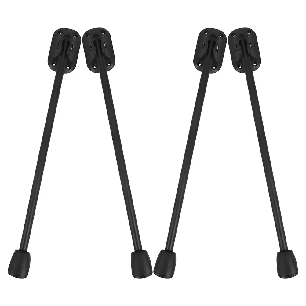 Pernas de mesa dobráveis, 4 unidades, suporte de metal resistente, substituição de pernas de móveis duráveis e resistentes ao desgaste para armário de mesa de centro