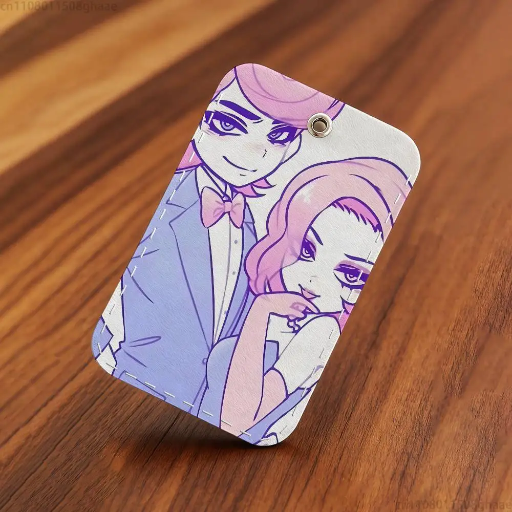 Blood Money Anime Keychain Card Holder, Badge Credit Card Holder, Student ID Card Holder