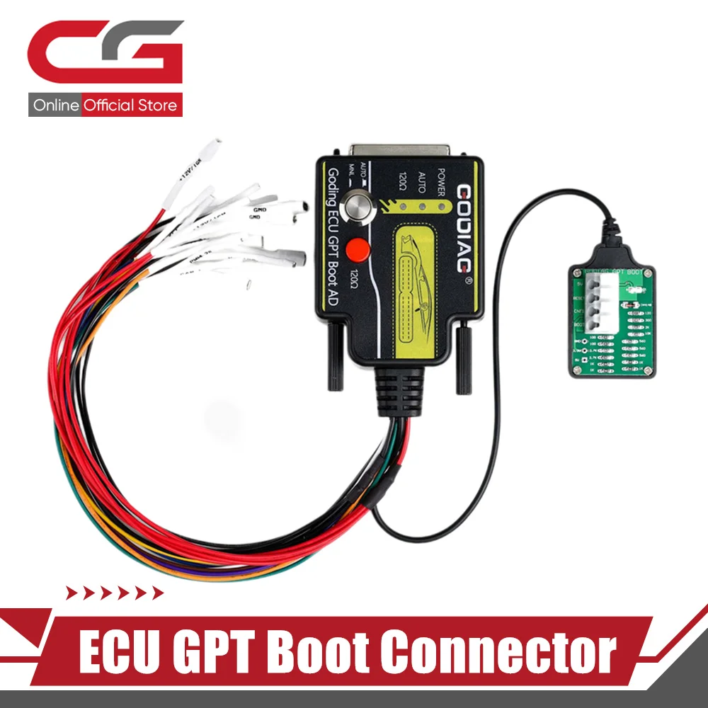 GODIAG ECU GPT Boot AD Connector for ECU Reading Writing No Need Disassembly Compatible with FC200