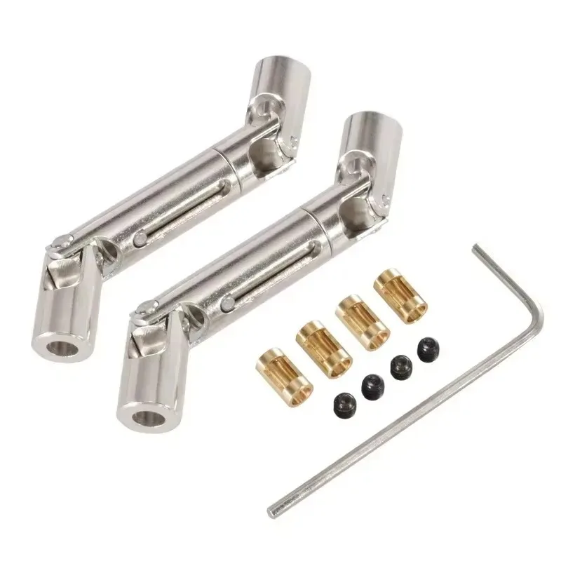 For 2pcs Metal Drive Shaft Driveshaft  Car Upgrades Parts For Second-generation 4×4 RC MN Model 1/12   MN98 MN99s Popular