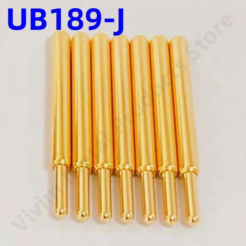 10/50PCS UB189-J Spring Test Probe Test Pin Pogo Pin PCB Test Tool Length 36.5mm Pin Dia 3.16mm Sharp Tip Dia 1.95mm Test Tool