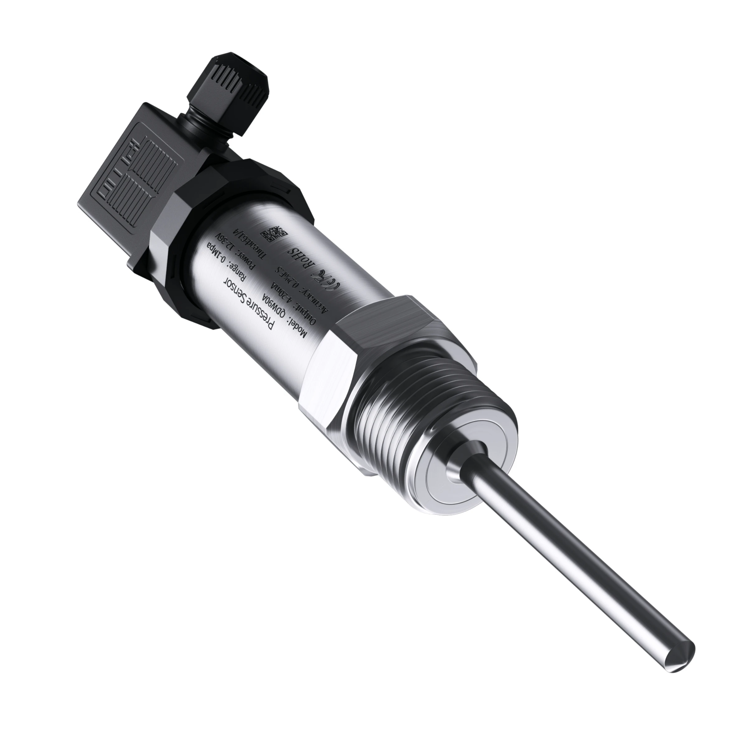 

6mm Probe Diameter M20*1.5 PT100 Temperature Transducer Sensor RS485 4-20mA 0-10V 0-5V Temeprature Transmitter 0-500℃ Range