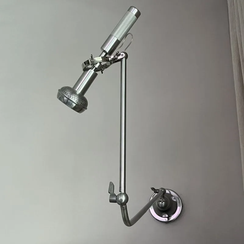 Bedside Bedroom lamp Wall Industrial wind, cast aluminum  Adjustable folding arm flashlight wall wall lamp