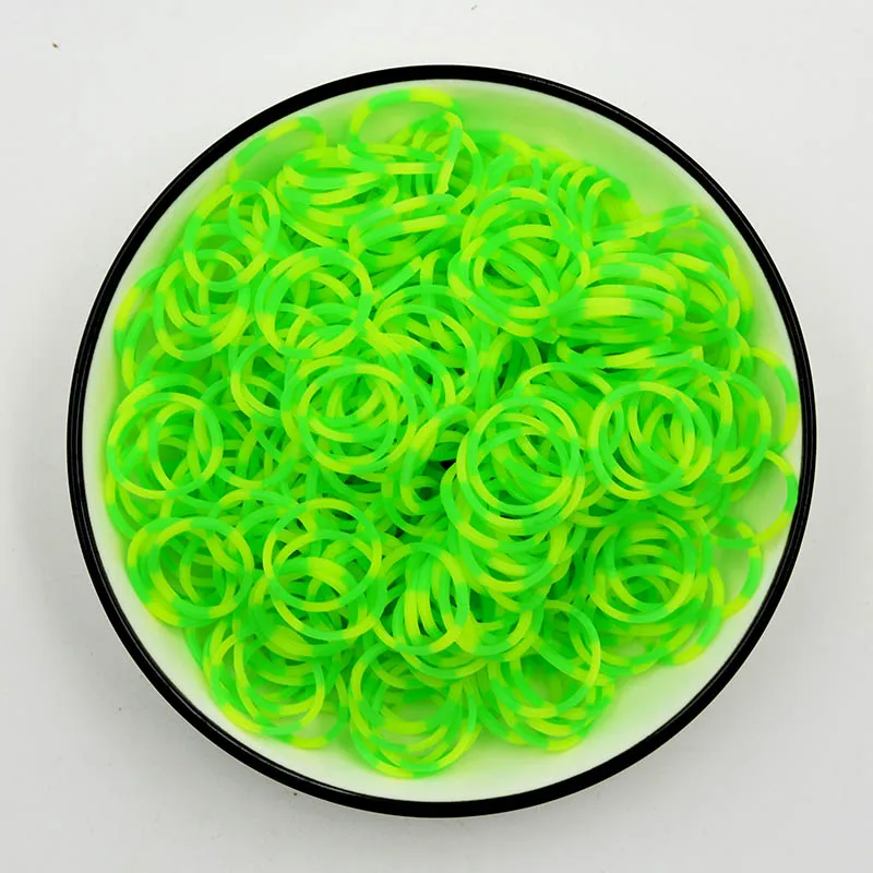 600pcs Colorful Rubber Loom Bands Refill Kit