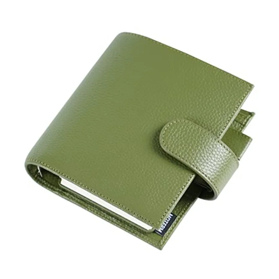

Pocket Luxe Rings Planner - Genuine Leather Binder Organizer 30mm Ring